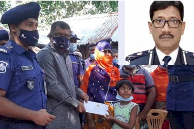 সেই ছোট্ট মরিয়মের পাশে ডিএমপি কমিশনার