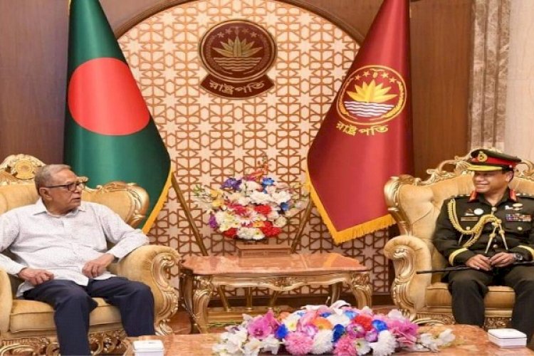 করোনা মোকাবিলায় সশস্ত্র বাহিনীসহ সকলকে নিজ নিজ অবস্থান থেকে কাজ করার আহ্বান রাষ্ট্রপতির