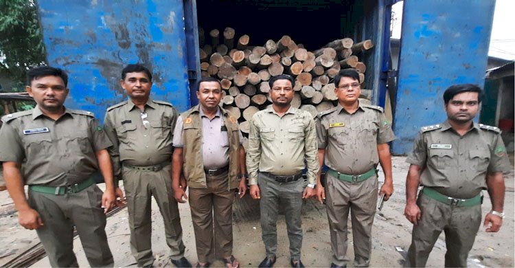 ঢাকা-চট্টগ্রাম মহাসড়ক’র লালবাগ এলাকা হতে সেগুন গোল কাঠ সহ কাভার্ডভ্যান জব্দ>
</div>
</div>
<div class=