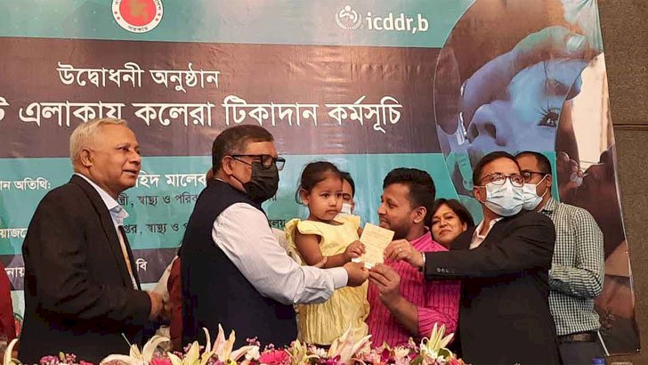 দেশের ইতিহাসে সবচেয়ে বড় কলেরা টিকাদান কর্মসূচি শুরু