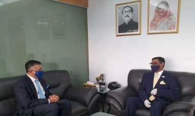 ওবায়দুল কাদেরের সঙ্গে ভারতের হাইকমিশনারের সাক্ষাৎ