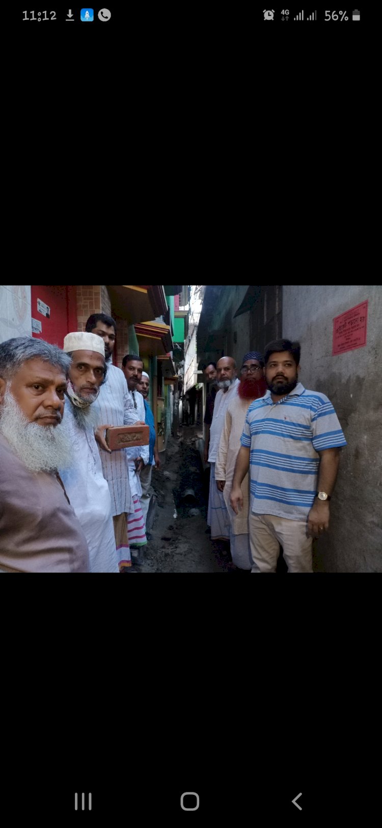 ইউপি চেয়ারম্যান রকিব এর উদ্দ্যোগে দুই যুগ পর রাস্তা ও ড্রেনেজ ব্যবস্থ্যা পেলেন এলাকাবাসী
