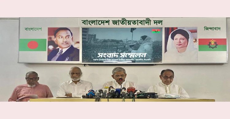 জনগণ দুঃশাসন থেকে মুক্তি চায় : মির্জা ফখরুল