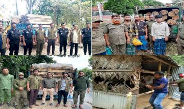 চট্টগ্রাম উত্তর বন বিভাগের পৃথক অভিযানে গত সেপ্টেম্বর মাসে ৫ একর বনভূমি দখলমুক্ত ও ৮ শতাধিক ঘনফুট চোরাই কাঠ আটক