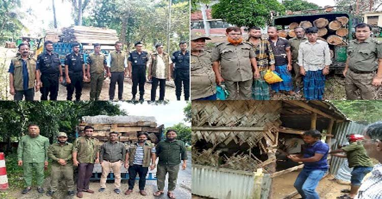 চট্টগ্রাম উত্তর বন বিভাগের পৃথক অভিযানে গত সেপ্টেম্বর মাসে ৫ একর বনভূমি দখলমুক্ত ও ৮ শতাধিক ঘনফুট চোরাই কাঠ আটক>
</div>
</div>
<div class=