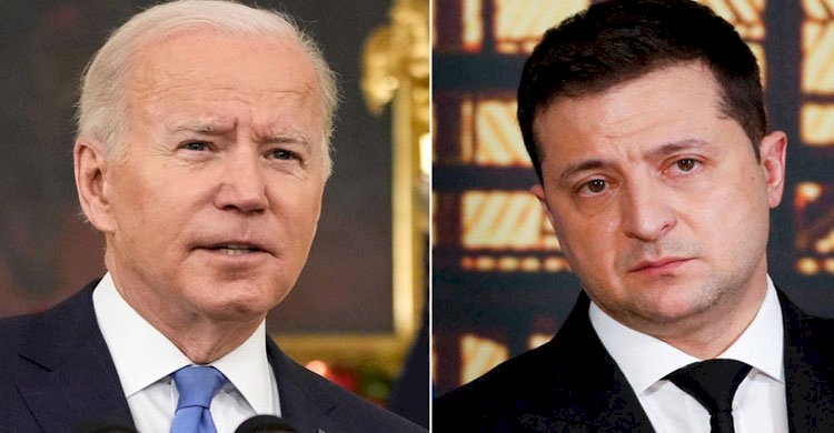 ক্ষেপণাস্ত্র হামলা নিয়ে জেলেনস্কির দাবির বিরোধিতা বাইডেনের
