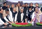 বঙ্গবন্ধুর প্রতিকৃতিতে প্রধানমন্ত্রীর শ্রদ্ধা
