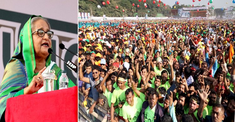 ওরা ধ্বংস করে আমরা সৃষ্টি করি: শেখ হাসিনা