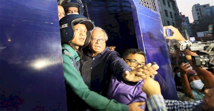 বিএনপির কেন্দ্রীয় কার্যালয় থেকে রিজভী আটক