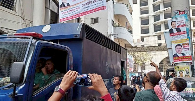 নয়াপল্টন থেকে গ্রেফতার বিএনপির নেতাকর্মীরা আদালতে