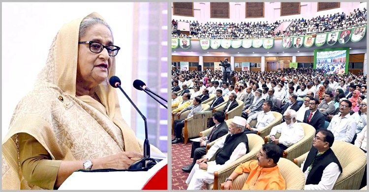 বিএনপি ধ্বংস করে, আওয়ামী লীগ সৃষ্টি করে: প্রধানমন্ত্রী