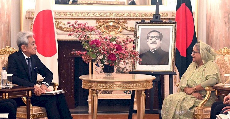 জাইকা প্রেসিডেন্টের সঙ্গে শেখ হাসিনার সৌজন্য সাক্ষাৎ