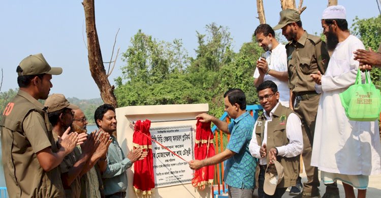 মহামায়া ইকো-পার্কে আরসিসি সিড়ি বেঞ্চসহ পিকনিক গ্রাউন্ড'র উদ্বোধন