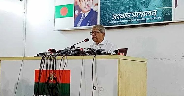 তাপসের বক্তব্যে জমিদারি-সন্ত্রাসী ভাব রয়েছে: ফখরুল