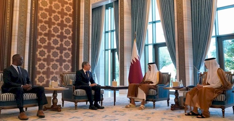 ফিলিস্তিন-ইসরাইল সংঘাত নিয়ে কাতারের আমির ও মার্কিন পররাষ্ট্রমন্ত্রীর বৈঠক>
</div>
</div>
<div class=