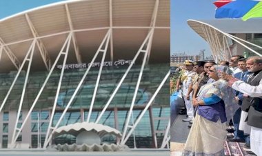 প্রধানমন্ত্রীর হাত ধরে কক্সবাজার ‘আইকনিক রেলস্টেশনের’ যাত্রা শুরু