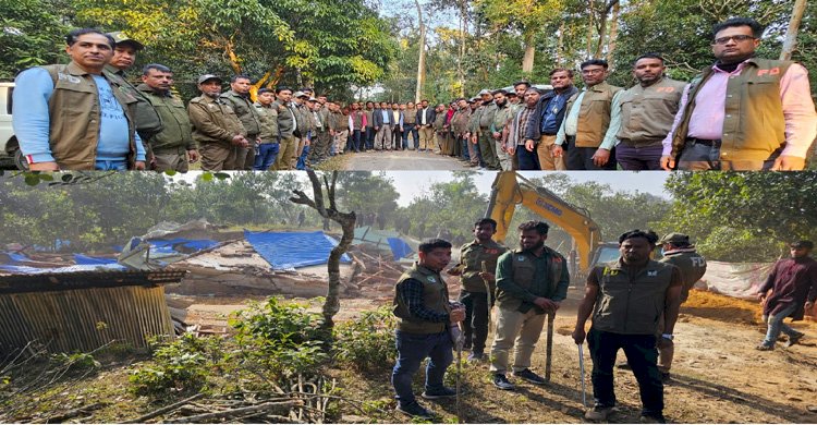 চট্টগ্রাম উত্তর বন বিভাগের হিয়াকো বিটে উচ্ছেদ অভিযান