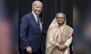 শেখ হাসিনাকে বাইডেনের চিঠি