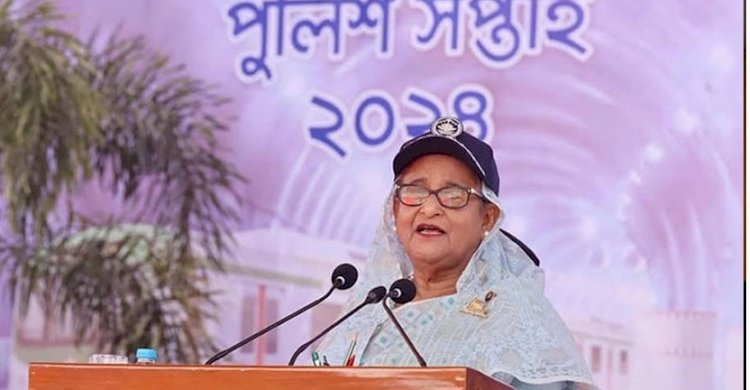 জনগণের সেবা, সন্ত্রাস দমন করুন : পুলিশের প্রতি প্রধানমন্ত্রী