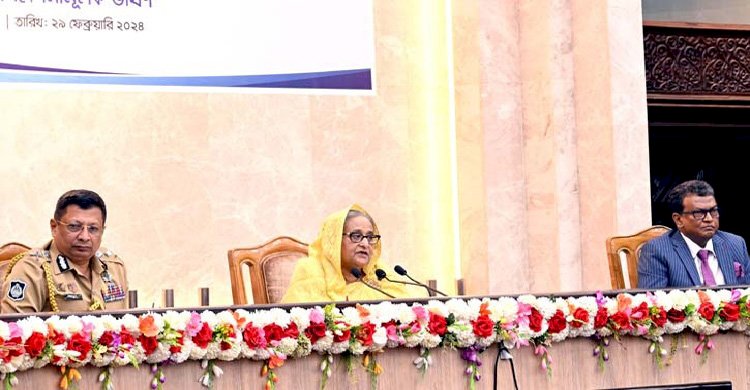 নতুন নতুন অপরাধ মোকাবিলায় পুলিশকে প্রস্তুত থাকতে হবে: প্রধানমন্ত্রী