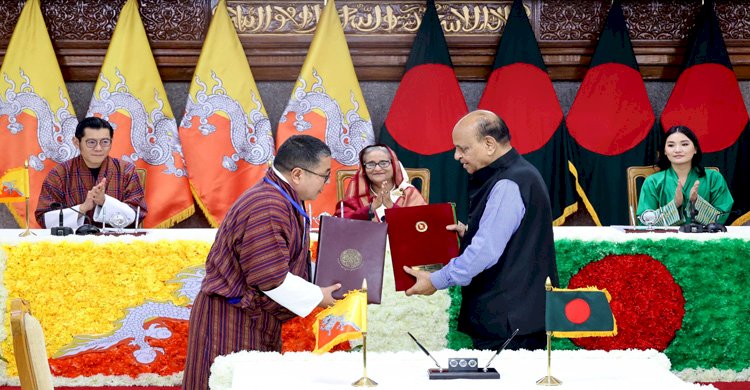 শেখ হাসিনা-ওয়াংচুক বৈঠক, তিনটি সমঝোতা স্মারক সই