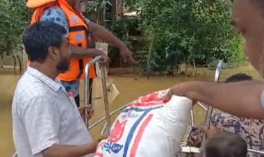 মজনু'র কন্ট্রোল বুথ স্থাপন ও ফেনী সদরে দিনব্যাপী ত্রাণ বিতরণ