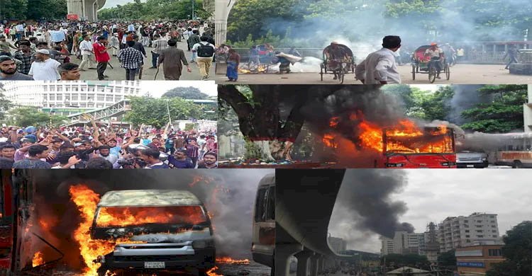 জেলায় জেলায় সংঘর্ষ, নিহত ১২, রণক্ষেত্র ঢাকা, আহত অনেকে