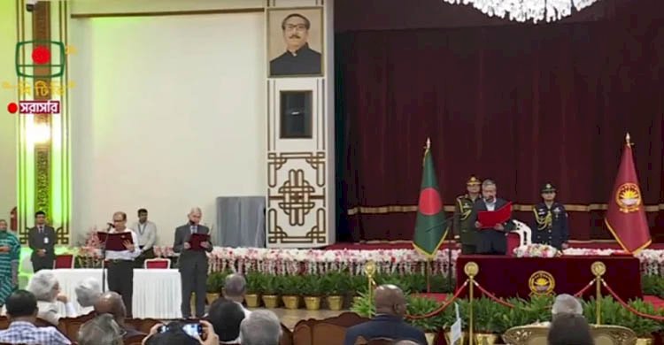 শপথ নিলেন অন্তর্বর্তী সরকারের আরও ২ উপদেষ্টা