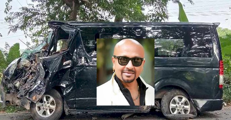 চিত্রনায়ক রুবেল সড়ক দুর্ঘটনায় আহত 