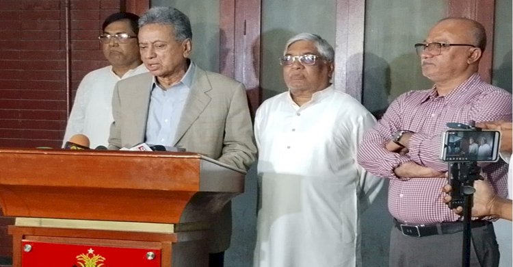 তিন দলের সঙ্গে বিএনপির লিয়াজোঁ কমিটির বৈঠক