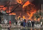 রাজধানীর কড়াইল বস্তিতে আগুন