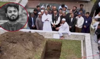 বিদ্রোহী কবির পাশে চিরনিদ্রায় শায়িত শহীদ ওসমান হাদি