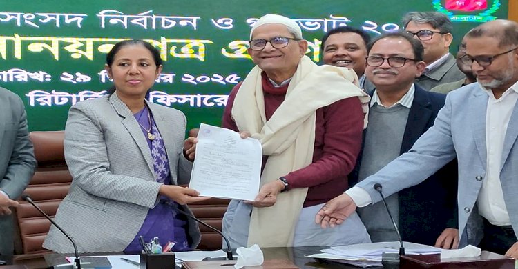 কর্মসংস্থান সৃষ্টিকে আমরা সবচেয়ে গুরুত্ব দেব, মনোনয়নপত্র জমা দিয়ে মির্জা ফখরুল