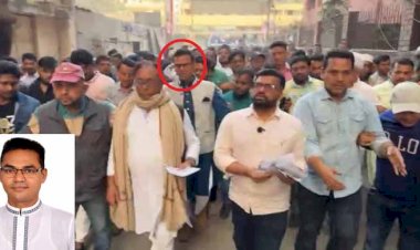 ঢাকা -১২ আসনের কোদাল মার্কা প্রাথীর নির্বাচনী প্রচারনা চালাচ্ছেন যুবদলের বহিস্কৃত সদস্য সচিব আবদুর রহমান