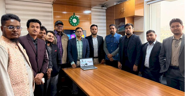 রক্তস্পন্দন প্ল্যাটফর্মে অ্যাম্বুলেন্স সার্ভিসের উদ্বোধন