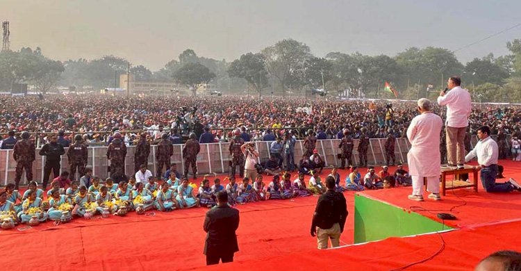 অনেক দিন পর নানি বাড়ি এসেছি, ধানের শীষে ভোট চাইতে: তারেক রহমান