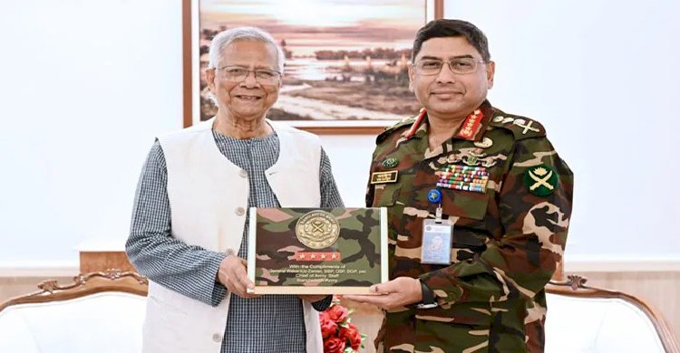 প্রধান উপদেষ্টার সঙ্গে সেনাপ্রধানের বিদায়ী সাক্ষাৎ