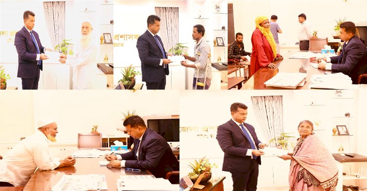 গণশুনানিতে মানুষের পাশে ডিসি জাহিদুল ইসলাম মিঞা