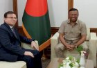 পররাষ্ট্র বিষয়ক উপদেষ্টা হুমায়ুন কবির-এর সঙ্গে ঢাকায় নিযুক্ত তুরস্কের রাষ্ট্রদূত রামিস সেন সৌজন্য সাক্ষাৎ