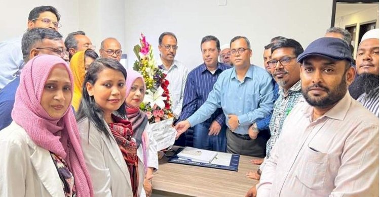 নবনিযুক্ত উপাচার্যকে বিএমইউ ড্যাব নেতৃবৃন্দের শুভেচ্ছা