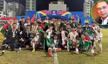 সাফজয়ী বাংলাদেশ সাফ অনূর্ধ্ব-২০ ফুটবল দলকে প্রধানমন্ত্রীর অভিনন্দন