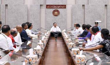 প্রধানমন্ত্রীর সঙ্গে প্রোটেস্ট্যান্ট চার্চের নেতৃবৃন্দের শুভেচ্ছা বিনিময়