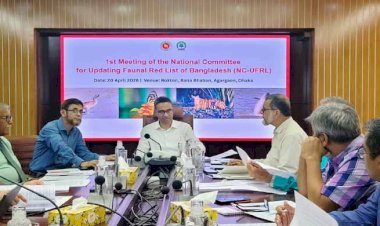 রক্তন সভাকক্ষে বাংলাদেশের প্রাণীজগতের  রেড লিস্ট হালনাগাদ বিষয়ক জাতীয় কমিটির প্রথম সভা