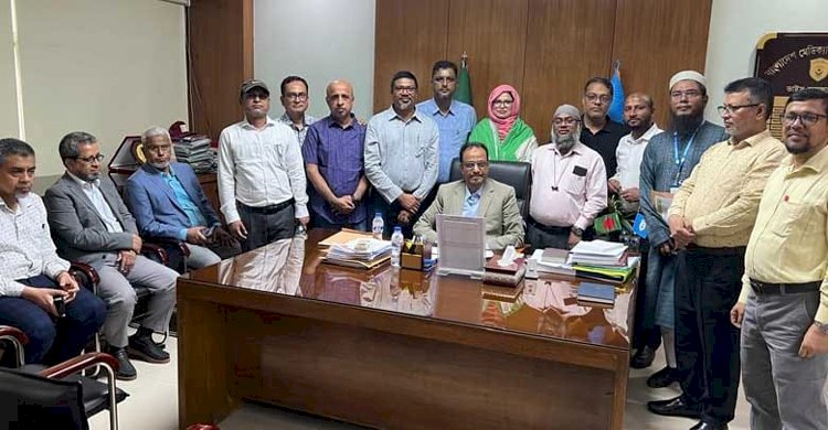 বিএমইউ ভিসির কাছে ২০ দফা দাবিতে মুভমেন্ট ফর জাস্টিসের স্বারকলিপি