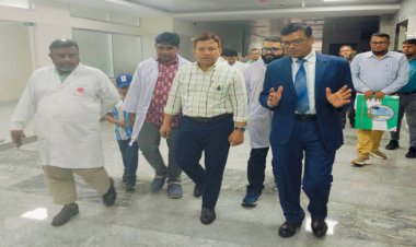 ন্যাশনাল ইনস্টিটিউট অব নিউরোসায়েন্সেস ও হাসপাতাল পরিদর্শন করলেন স্বাস্থ্য সচিব