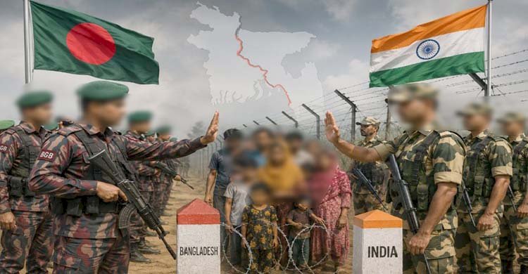 বাংলাদেশ-ভারত সীমান্তে পুশইন ইস্যুতে উত্তেজনা, মুখোমুখি বিজিবি-বিএসএফ