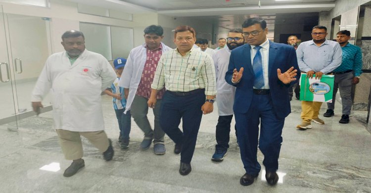 ন্যাশনাল ইনস্টিটিউট অব নিউরোসায়েন্সেস ও হাসপাতাল পরিদর্শন করলেন স্বাস্থ্য সচিব