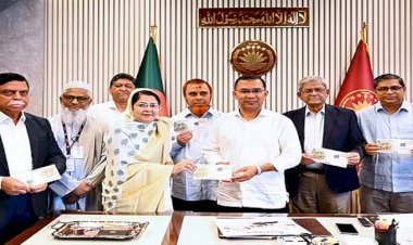 পল্লী উন্নয়ন দিবসে স্মারক ডাকটিকিট উন্মোচন করলেন প্রধানমন্ত্রী