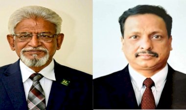 বৃহত্তর ঢাকা সাংবাদিক ফোরামের সভাপতি নূরুদ্দিন আহমেদ ও সাধারণ সম্পাদক মোহাম্মদ মোমিন হোসেন 