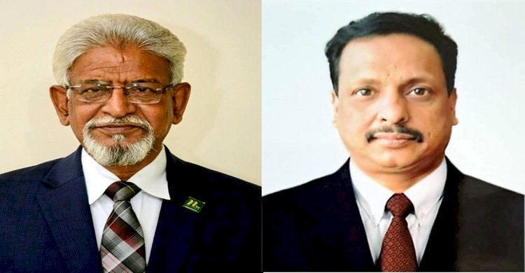 বৃহত্তর ঢাকা সাংবাদিক ফোরামের সভাপতি নূরুদ্দিন আহমেদ ও সাধারণ সম্পাদক মোহাম্মদ মোমিন হোসেন 